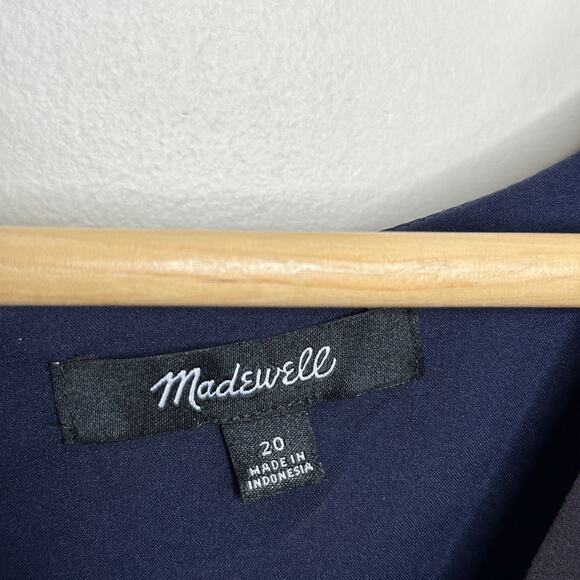 MADEWELL Tulip-Sleeve Maxi Dress Sweet Blossom August Juniper Berry Sz 20 {RR30} - Picture 6 of 8